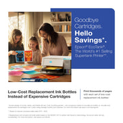 Epson EcoTank ET-2980 Wireless All-in-One Color Supertank Printer, Cartridge-Free Refillable Ink Tanks, 15 PPM, Automatic Two-Sided Printing, 1.44
