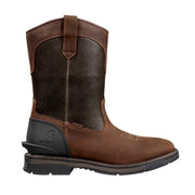 Carhartt Men's Montana 11 Waterproof Steel Toe Wellington Work Boots, Brown Burnt Olive, Size 9.5 W, FQ1265-M