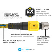 HydroTech 5560C3 Pro Series 3/4 in. Diameter X 100ft Expandable Burst-Proof Garden Hose