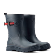 Ariat Kelmarsh Mid Rubber Boot, Waterproof Vulcanized Rubber, Navy, Women's Size 11 B Medium, 1.5-Inch Block Heel, 10044596