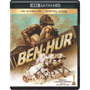 Ben-Hur 4K Ultra HD Blu-ray Movie with Digital Copy, Drama, 222 Minutes Runtime, Warner Home Video 1008675719