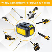BOTKK 5Ah Lithium Ion Power Tool Battery, 40V Compatible with DEWALT DCB404 DCB406 DCB407 DCB114