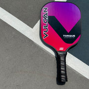 Vulcan Torque Composite Pickleball Paddle, Lightweight, Cushioned Grip, Durable Edge Guard, Red Black, WALVTOR-RED