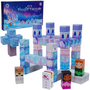 USA Toyz CH1303 Blocchi Frosted Fairytale Magnetic Building Blocks, 84-Piece