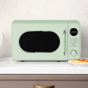 Magic Chef Retro Countertop Microwave, 0.7 Cu Ft, 700W, Mint Green, MC77CMM