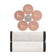 Dowling Magnets Magic Penny Magnet Kit, 25th Anniversary Edition, STEM Educational Magnetic Toy with 2 Super Strong Magnets and 35 Custom Coins, Ages 8 and Up