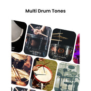 AeroBand PocketDrum 2 MAX Electronic Drum Set, 8 Tones, Bluetooth Adapter, USB MIDI, Air Drum Sticks, Pedals, Earphone Included