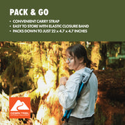 Ozark Trail STL-GY6-OT Steel and Polyester Lightweight Camping Stool