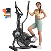 Upgo Pro Cardio Climber Stepping Elliptical Machine 3-in-1 Total Body Fitness Cross Trainer with 18 lb Flywheel 16 Magnetic Resistance Levels Hyper-Quiet Magnetic Drive TYDSJ01