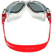 AquaSphere Vista Swim Mask - Red/Smoke