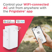 Frigidaire 14,000 BTU Portable Air Conditioner with 12,000 BTU Supplemental Heater, Wi-Fi Enabled, 450 Sq. Ft. Coverage, White, FHPH142AA1