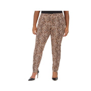 Inc International Concepts Plus Size Leopard-Print Skinny Jeans, Created