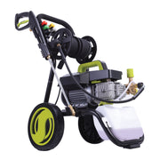 Snow Joe SPX9009-PRO Electric Pressure Washer, 13.5-Amp, 1800 PSI, 1.6 GPM, Steel-Frame Roll Cage, Onboard Hose Reel with 25-ft Steel-Reinforced Hose, Adjustable Pressure Valve, Five Quick-Connect Spray Tips, Model SPX9009-PRO