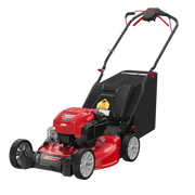 Troy-Bilt Gas Lawn Mower, 21-Inch Steel Deck, 163cc Briggs & Stratton Engine, Rear-Wheel Drive, Variable Speed, 2.3 Bushel Rear Bag, Adjustable Cutting Height, 12AVO2R3066
