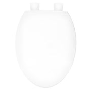 Clorox 59034 Antimicrobial Elongated Stay Fresh Scented Plastic Toilet Seat with Easy-Off Hinges