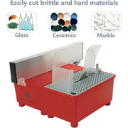 LINKPAL Trim Saw with Diamond-Coated Blade, Glass Bottle Cutter for Stone, Ceramics, Marble, and Hard Brittle Materials