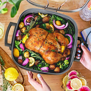 Drew Barrymore 19168 Beautiful 5-in-1 Electric Expandable Skillet Black Sesame, Up to 7 QT