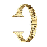Posh Tech Stella Skinny Stainless Steel Watch Band, Gold, Adjustable 20mm, PT-AWSKRAUN-GDR