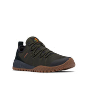 Columbia Fairbanks Low Men's Hiking Shoes, Breathable Mesh Upper, Omni-Grip Traction, Deep Olive Desert Sun, Size 9, 182637