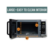 Farberware Fmg13ss 1.3 Microwave Oven W Led Light/Sensor 1100 Watts FMG13SS - Stainless Steel ST STEEL ONE SIZE