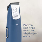 Oster Professional Cordless Finisher Pet Grooming Clippers, High-Torque Motor, Stainless Steel Narrow Blade, Blue, 180-Minute Run Time, 2143909