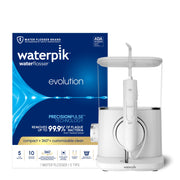 Waterpik Evolution Water Flosser, 10 Pressure Settings, 5 Specialty Tips, White, WF-33