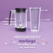 Mr. Coffee 2142925 Single Serve Frappe and Iced Coffee Maker W/Blender, Black