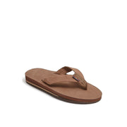 Rainbow Sandals Men's Double Layer Premier Leather Sandal, Dark Brown, 1