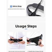 Robotic Exoskeleton Adjustable Bionic Leg Support Walking Assist Device Black