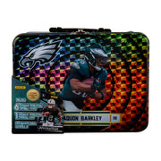 Panini 2025 Revolution NFL Football Trading Card Collectors Chest, Saquon Barkley, 6 Packs, Exclusive Parallel Card
