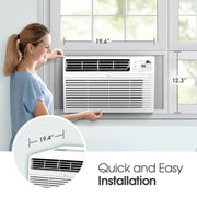 LG LW1017ERSM1 10,000 BTU 450 Sq. ft Smart Window Air Conditioner with Remote