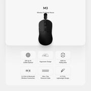 Keychron KCBD9 K2 HE & M3 Elite Wireless Keyboard and Mouse Bundle