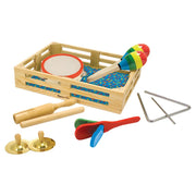 Melissa and Doug Band-in-a-Box Clap! Clang! Tap! Kids' Musical Instruments Set