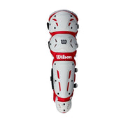 Wilson EZ Gear 2.0 Youth Baseball Catcher's Protective Gear Kit, Scarlet, Small/Medium, Ages 5-7, WB5720207SM