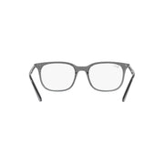 Ray-Ban RX7211 Square Prescription Eyeglass Frames, Transparent Grey, 52 mm
