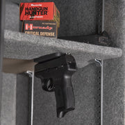 Allen Company Rubber Coated Magnetic Handgun Mount, Holds 20 Lbs, Black Cast Metal, Includes Installation Kit, 8872A