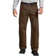 Dickies Relaxed-Fit Straight-Leg Carpenter Sanded-Duck Jeans for Men, Rinsed Timber,38x30