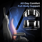 Seenda CPro-10 GCPro-10 Big and Tall Gaming Chair with Footrest, High-Back Ergonomic Office Chair