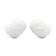 JBL Vibe Buds 2 True Wireless Noise Cancelling Earbuds, Pure Bass Sound, White, IP54 Water Resistant, 40H Playback