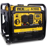 Aceup Energy 4500 Watt Inverter Generator, 223cc 4-Stroke OHV Engine, 3600 Running Watts, 10 Hour Runtime, Pull Cord Start, Yellow