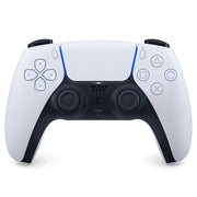 PlayStation DualSense Wireless Controller, Advanced Haptic Feedback, White, Exchangeable Rechargeable Battery
