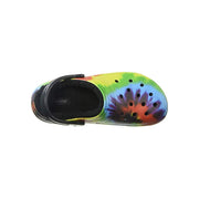 Crocs Classic Tie Dye Lined Clog, Rainbow Tie Dye, Unisex, Snuggle-Ready Linings, Pivoting Heel Strap, 206341M-988
