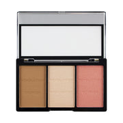 Makeup Revolution Ultra Sculpt & Contour Kit Blush Bronzer Highlighter Trio Ultra Fair C01