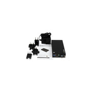 StarTech Gigabit Ethernet Copper-to-Fiber Media Converter, Singlemode LC, 10 km, 1 Gbps, SFP Transceiver Included, Black, ET91000SM10
