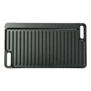 Ozark Trail Deluxe Cast Aluminum Reversible Grill Griddle Plate, Black, Hand Wash - Sturdy