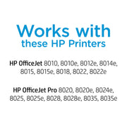 HP 910 CMY and 910XL Black Ink Cartridge 4-Pack, High Yield, Compatible with HP OfficeJet Pro Printers
