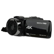Vivitar DVR4K-BLK 4K HD Digital Video Camera with WiFi, Built in Night Vision