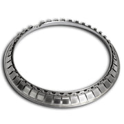 OxGord Chrome Steel Trim Rings, 15 Inch Diameter, Pack of 4, Chrome