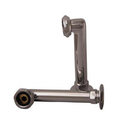Barclay 4601-MC-CP Rim-Mounted Tub Faucet with Hand Shower, Cross Handles and 5-Inch Spout