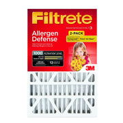 Filtrete ADP03-2PK-2 MPR 1000 Micro Allergen Defense Deep Pleat AC Furnace Air Filter, 20 x 25 x 4